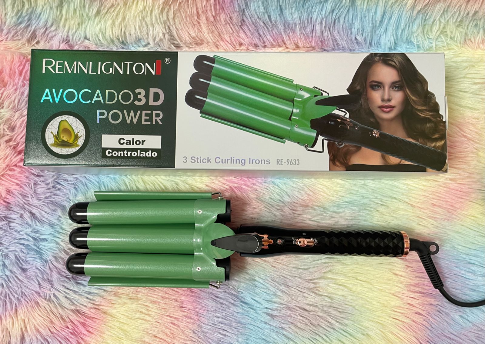 Miniatura 1 de pinza 3 tubos aguacate